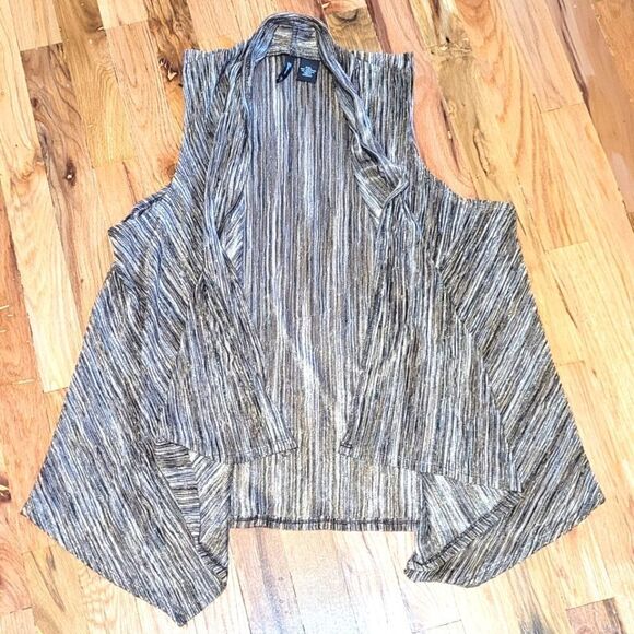 New Directions Petite Flyaway Knit Vest Cardigan PXL - Picture 1 of 3